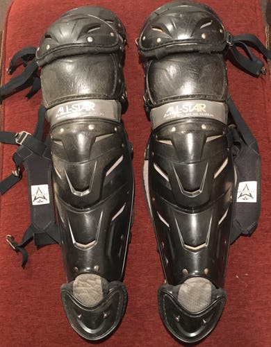 Used All Star System 7 Catcher's Leg Guard