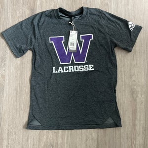 University of Washington Men's Lacrosse Adidas Team-Issued Shooter Shirt - Men's Small (New)