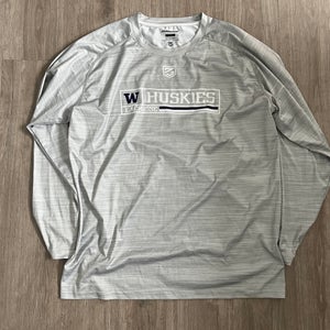 University of Washington Men's Lacrosse Team Issued LS Shooting Shirt - Men's Large (Brand New)