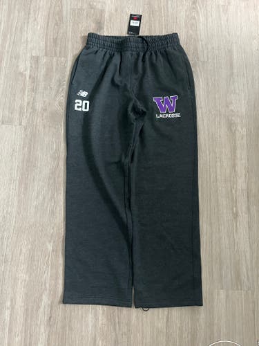 University of Washington Men's Lacrosse Team-Issued #20 Sweatpants - Men's Large (New)