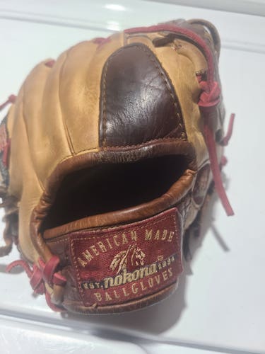 Used Right Hand Throw Nokona AMG 1200 Baseball Glove 12"