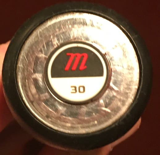 Used BBCOR Certified Marucci Alloy CAT 8 Bat (-3) 27 oz 30"