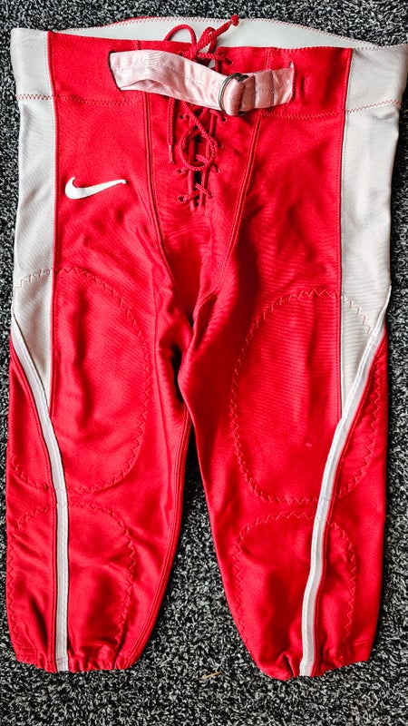 High-school Adult Large Red Nike football pants Vintage USA Union Labor Made