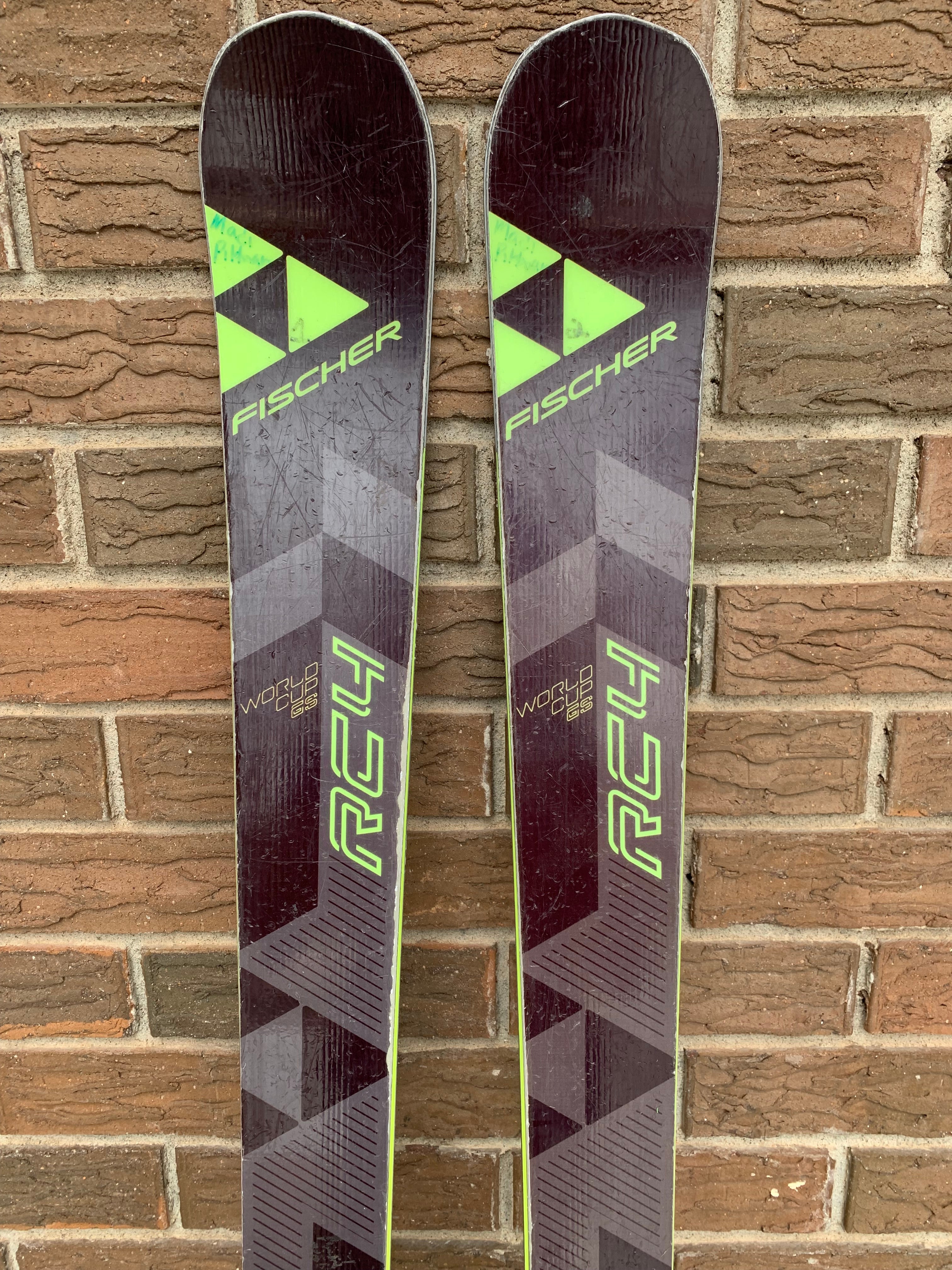 Fischer 145 cm Racing RC4 World Cup GS Skis With Bindings