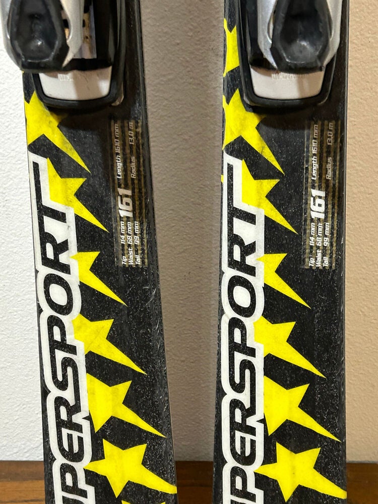 Volkl Supersport 6 Star Carving Downhill Skis Size 161 cm Marker 