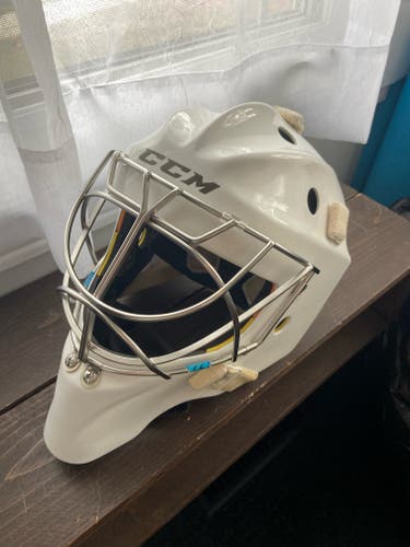 Senior Used CCM Axis Pro Goalie Mask Pro Stock Size L