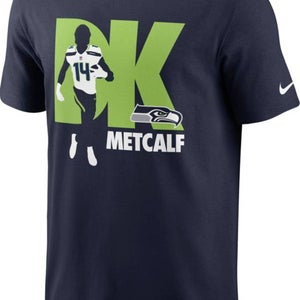 NWT men's XL nike NFL Seattle Seahawks DK Metcalf #14 tee shirt