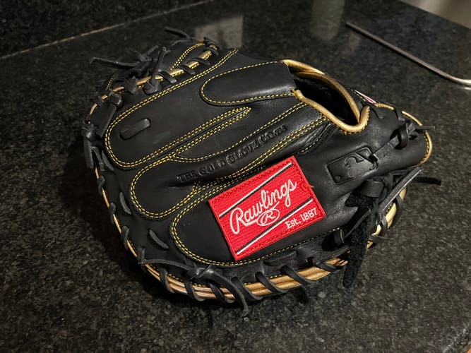 New Right Hand Throw 32.5" Gold Glove Elite Catcher's Glove