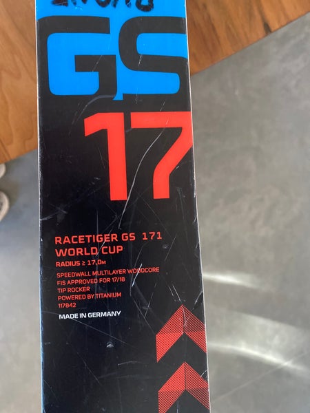 171 cm Volkl Racetiger JR GS - 17 M radius | SidelineSwap | Buy