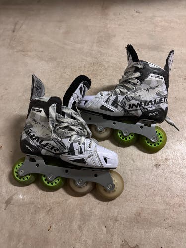 Used Mission Regular Width Size 3.5 Inhaler FZ-5 Inline Skates