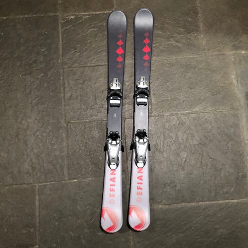 Used Kid's 115 cm Defiance Pro Junior Skis 2020 Skis With Bindings