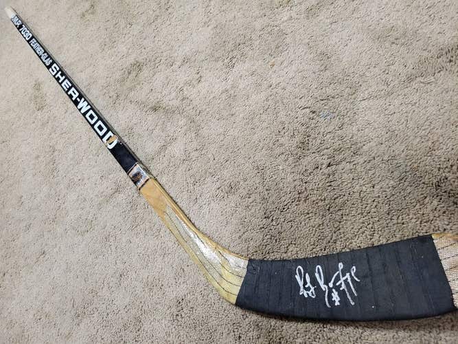 RAY BOURQUE 84'85 Signed Boston Bruins NHL Game Used Hockey Stick COA