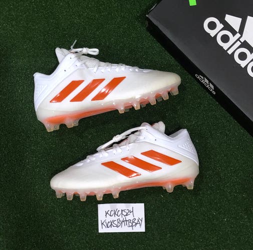 Adidas SM Freak Football Cleats White Orange FX1311 Mens size 13