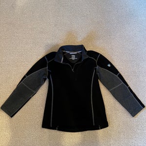 KUHL Black Used Kids Unisex Large 1/4 zip Jacket