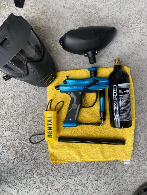 Used Spyder Paintball Package
