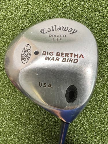 Callaway Big Bertha Warbird 11* Driver Regular Graphite NEW GRIP / sa8236