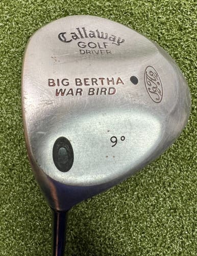 Callaway Big Bertha Warbird Driver 9* Left-Handed LH Regular / NEW GRIP / sa8244