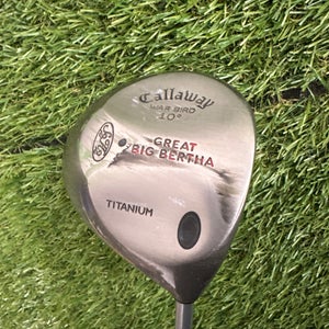 Used Men's Callaway Big Bertha War Bird Right Driver Stiff 10