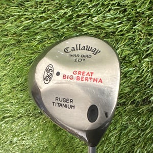 Used Men's Callaway Big Bertha War Bird Right Driver Stiff 10
