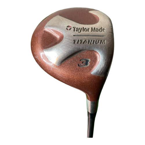 TaylorMade Titanium 3 Wood Bubble Graphite Shaft Regular Flex RH 43”L