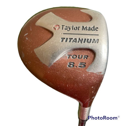 TaylorMade Titanium Tour 8.5* Driver Bubble Graphite Shaft Stiff Flex RH 45.25”L