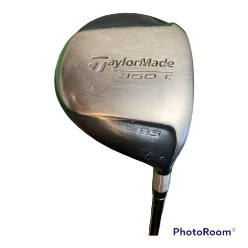 TaylorMade 360 Ti 9.5* Driver Bubble Stiff Flex Graphite Shaft RH 45.5” L