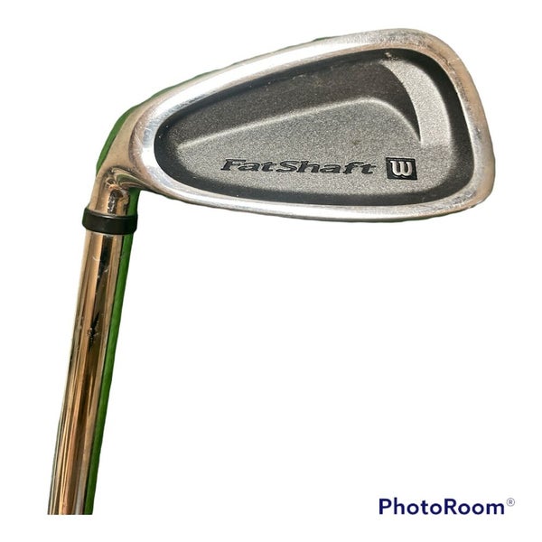 LH Wilson Fat Shaft 9 Iron Steel Shaft Senior Lite Flex 36.5”L