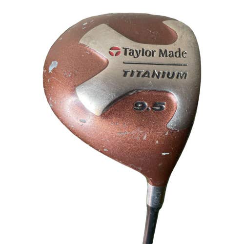 TaylorMade Titanium 9.5* Driver Bubble Stiff Flex Graphite Shaft RH 45.5”L