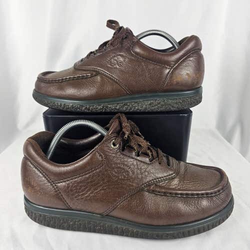 SAS Pathfinder Shoes Brown Leather Comfort Walking Lace Up Sneakers Men's 9 M