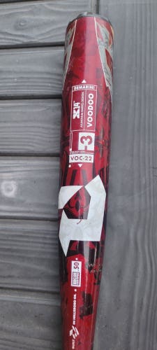 Used BBCOR Certified DeMarini Alloy Voodoo One Bat (-3) 28 oz 31"
