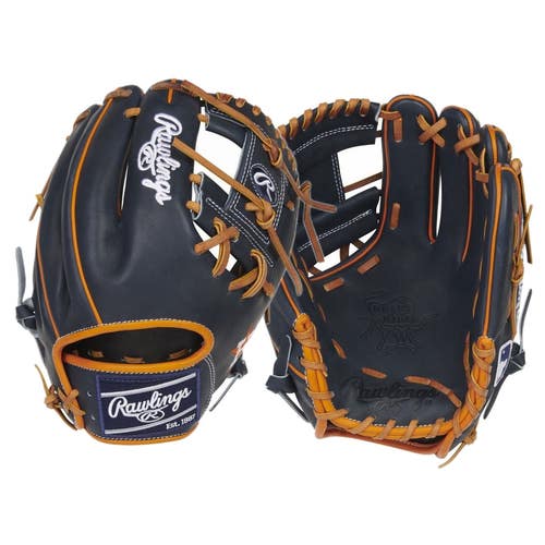 PRO204-2STROS-RightHandThrow Rawlings Heart of the Hide Houston Astros 11.5 Base