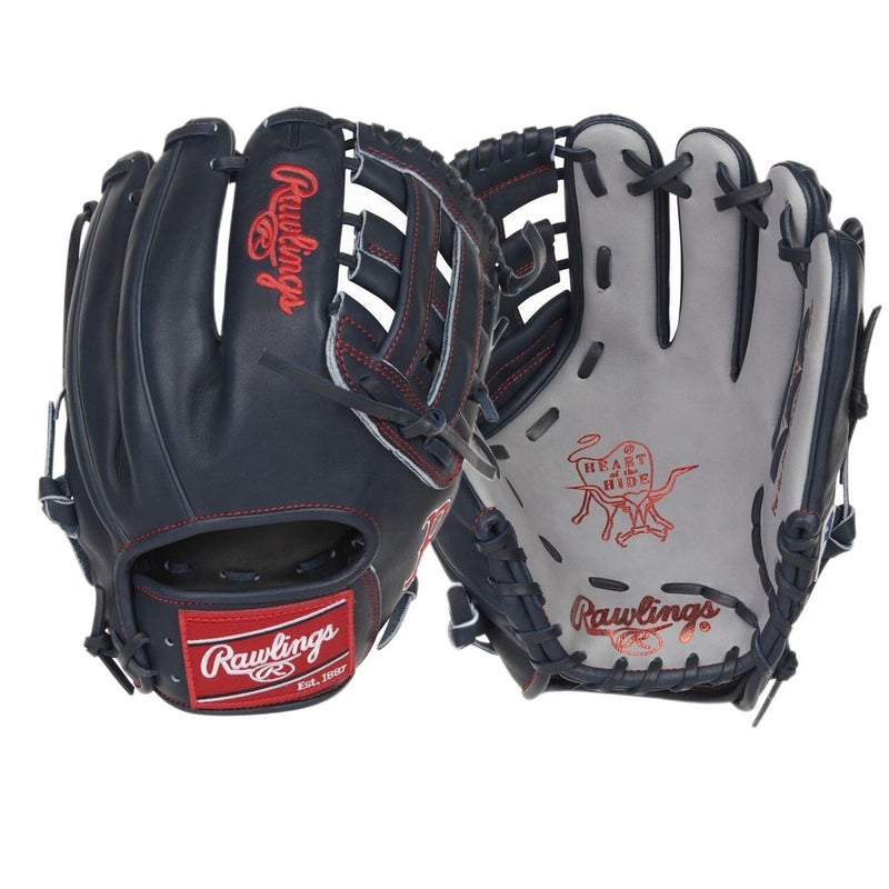 PRO204-6BOS-RightHandThrow Rawlings Heart of the Hide Boston Red Sox Baseball Gl