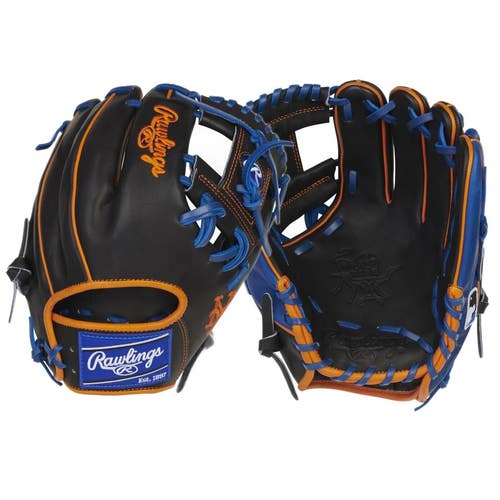 PRO204-2METS-RightHandThrow Rawlings Heart of the New York Mets Baseball Glove 1