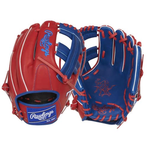 PRO204-1TEX-RightHandThrow Rawlings Texas Rangers 11.5 Inch Baseball Glove Right