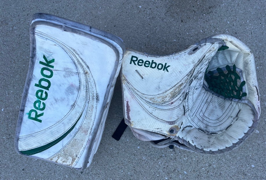 Reebok Premier III glove and blocker set
