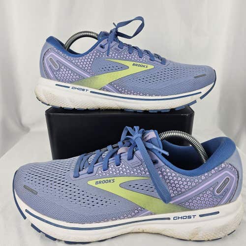 Brooks Womens Ghost 14 1203561B544 Purple Green Running Shoes Sneakers Size 11 B
