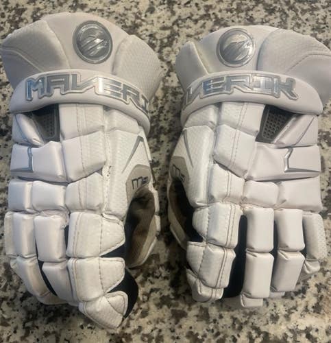 Maverik M4 Lacrosse Gloves 13" white mens