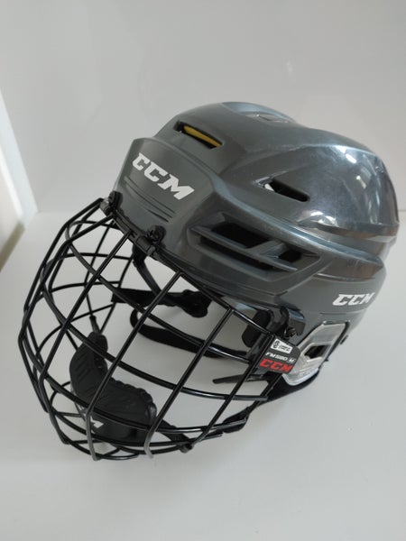 CCM Tacks 310 Large Vegas Gray Helmet + FM580 Cage