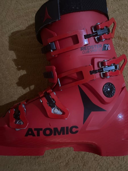 Unisex Used Atomic Redster Club Sport 110 Ski Boots Size 25.5 (WL1