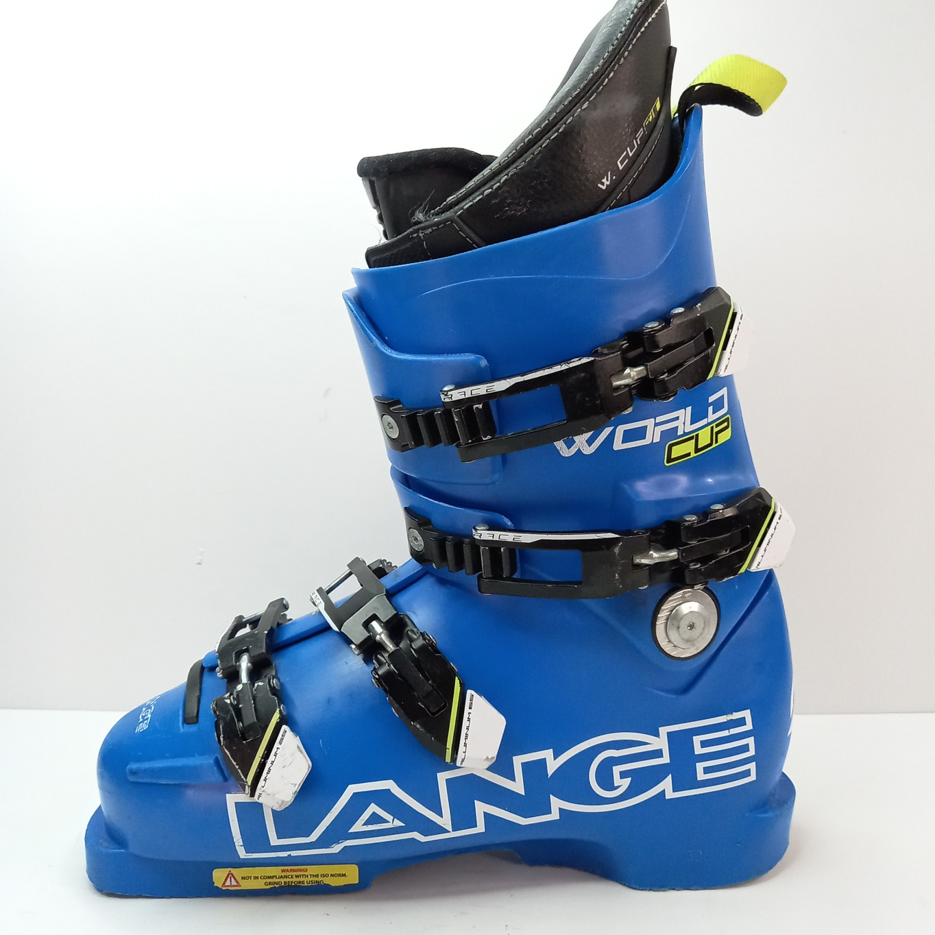 Men's Used Lange World Cup ZA Ski Boots (306 MM)
