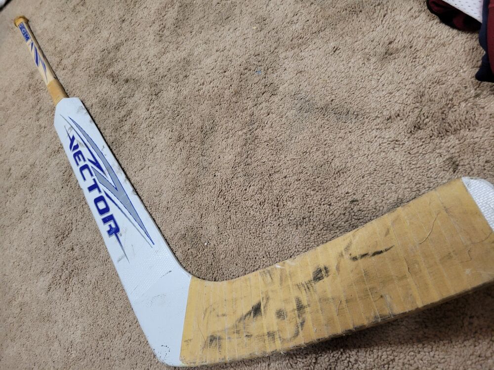 ED BELFOUR 05'06 Toronto Maple Leafs NHL Game Used Hockey Stick COA
