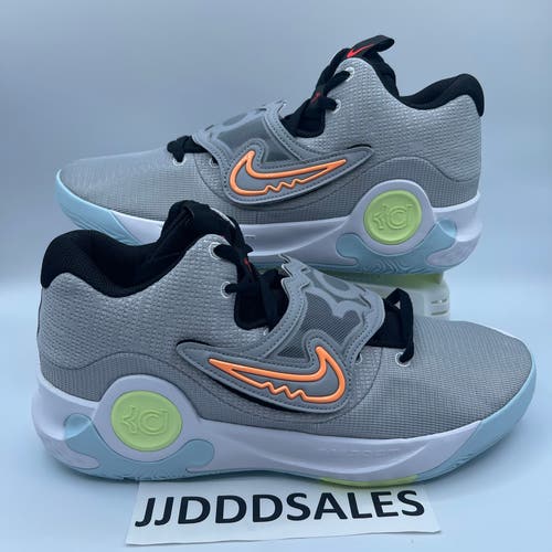 Nike KD Trey 5 X Basketball Shoes Grey White Orange Black DD9538 009 Men's Sz 13  New
