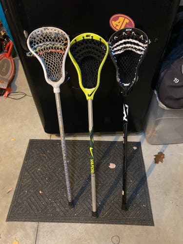 Beginner lacrosse sticks