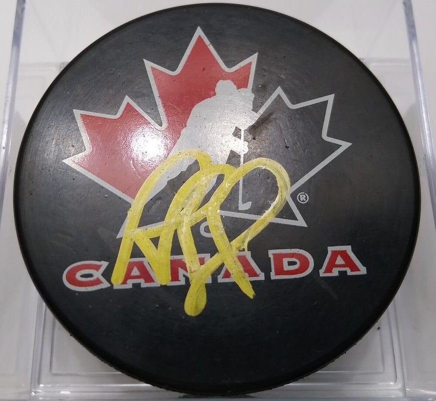 Rob Blake Autographed Team Canada Hockey  Signed Puck