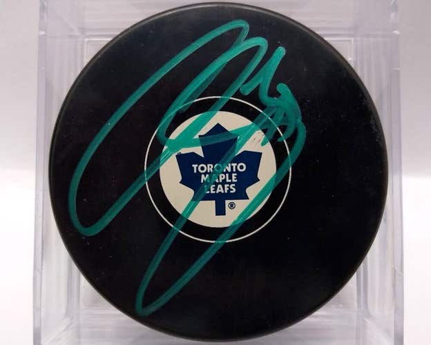 Curtis Joseph Cujo Autographed Toronto Maple Leafs NHL Hockey  Signed Puck