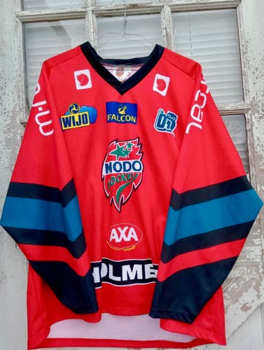 Red Modo Hockey Jersey Swedish SHL XL-XXL Pre-Owned