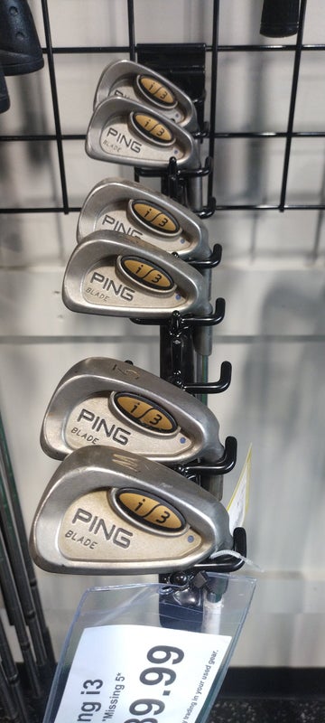 Used Ping I3 7 Piece Steel Men's Club Sets