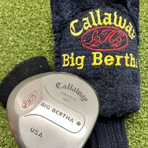 Callaway Big Bertha 9* Driver Regular Graphite w Head Cover NEW GRIP / /sa8248
