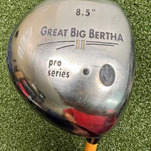 Callaway Big Bertha II 8.5* Pro Series Driver Regular  Graphite NEW GRIP sa8249