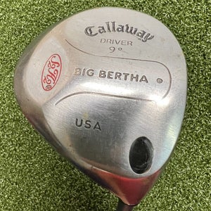 Callaway Big Bertha 9* s2h2 Driver / Ultralite Stiff Graphite NEW GRIP / sa8250